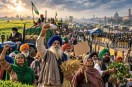 Farmers protest demanding MSP