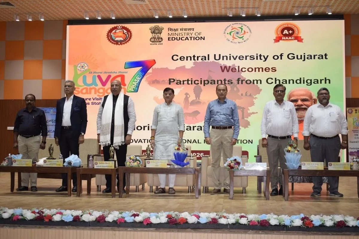 Youth Delegation from Chandigarh Arrives in Gujarat