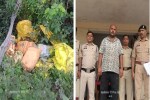Police seized 1.19 crore hemp from accidental truck