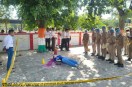 पुलिस कर्मियों को दिया गया प्रशिक्षण, फोटो सोर्स- जालौन पुलिस
