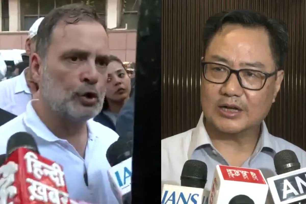 India Blocs Protest: आकाशवाणी भवन पर डटे कांग्रेस नेता, राहुल गांधी बोले- देश में खत्म हो चुका है लोकतंत्र, किरेन रिजिजू ने किया पलटवार