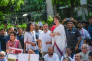 INDIA bloc protest march