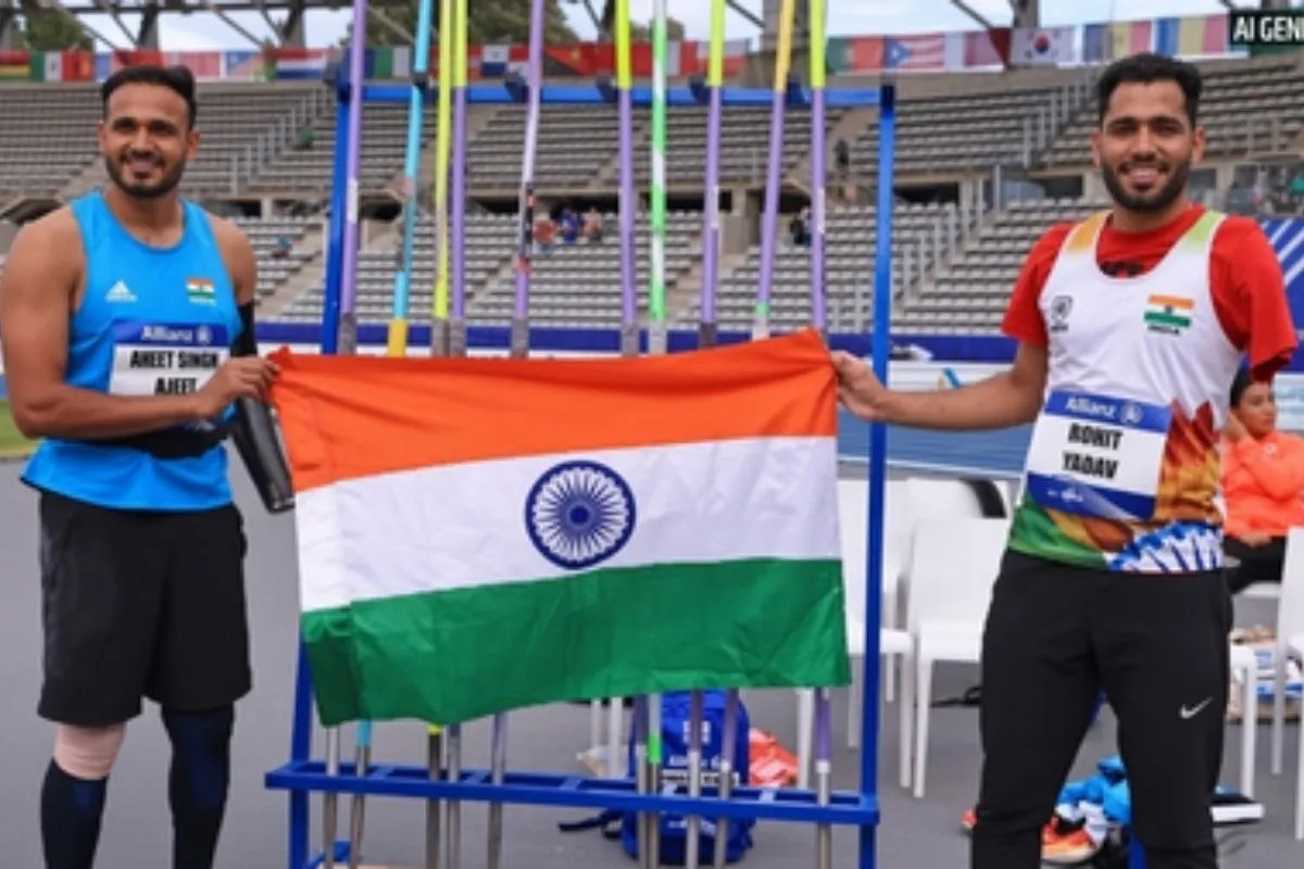 Indian javelin thrower rinku wins gold