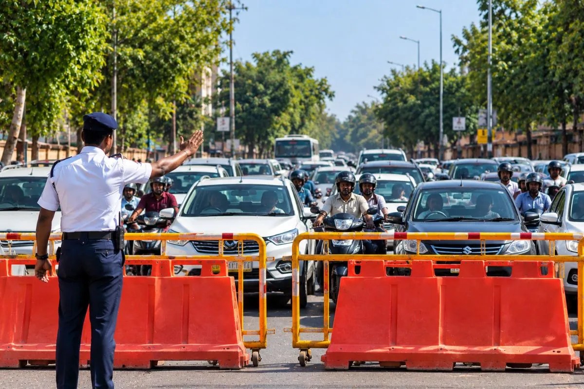 Jaipur Navratri Traffic Advisory