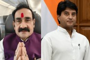 narottam mishra might get removed bjp core group meeting jyotiraditya scindia