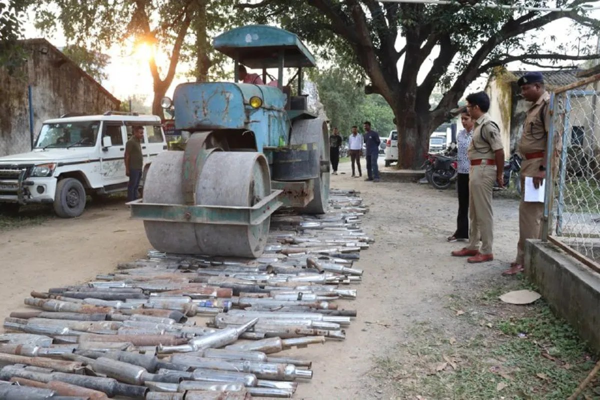 Bulldozer ran on modified silencers