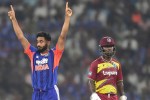 Naman Dhir during IND vs WI 1st T20I