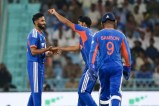 IND vs WI 1st T20 Score, Naman Dhir