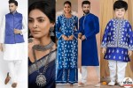 Royal Blue Outfit, Navratri Fashion