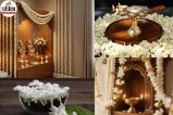 White Flower Decoration, Navratri Decoration Ideas