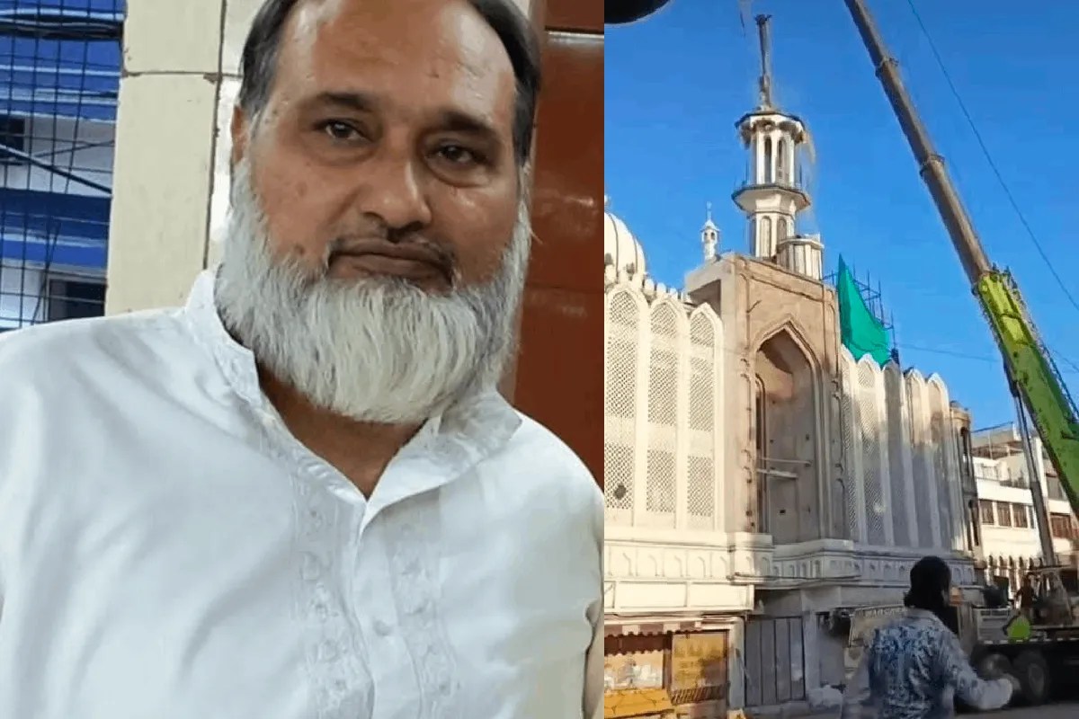 Ujjain Shahi Masjid Minar accident Former Sadar arshad rehmani suffers heart attack
