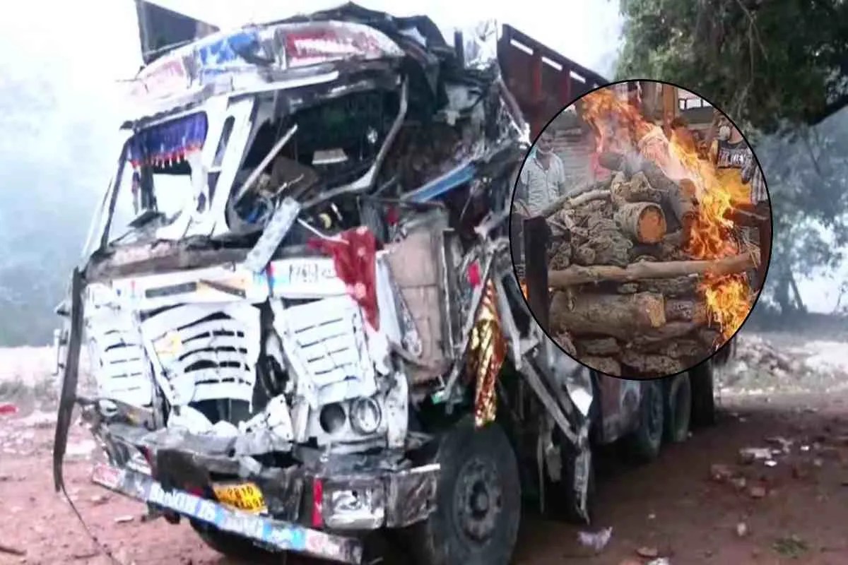 शीतला माता मंदिर के पास भीषण ट्रक हादासा (Photo Source - Patrika)