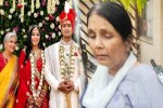 ट्विशा शर्मा पति समर्थ और सासा गिरिबाला के साथ, टि्वशा की मां (Photo Source - Patrika)