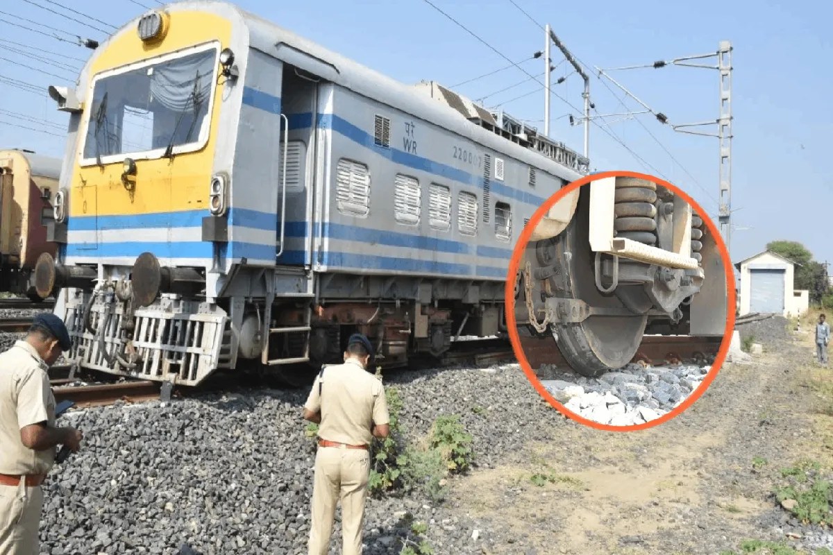 Rail accident tower wagon derailed train traffic disrupted