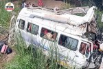 Rajasthan Kota bus overturned at delhi mumbai express-way