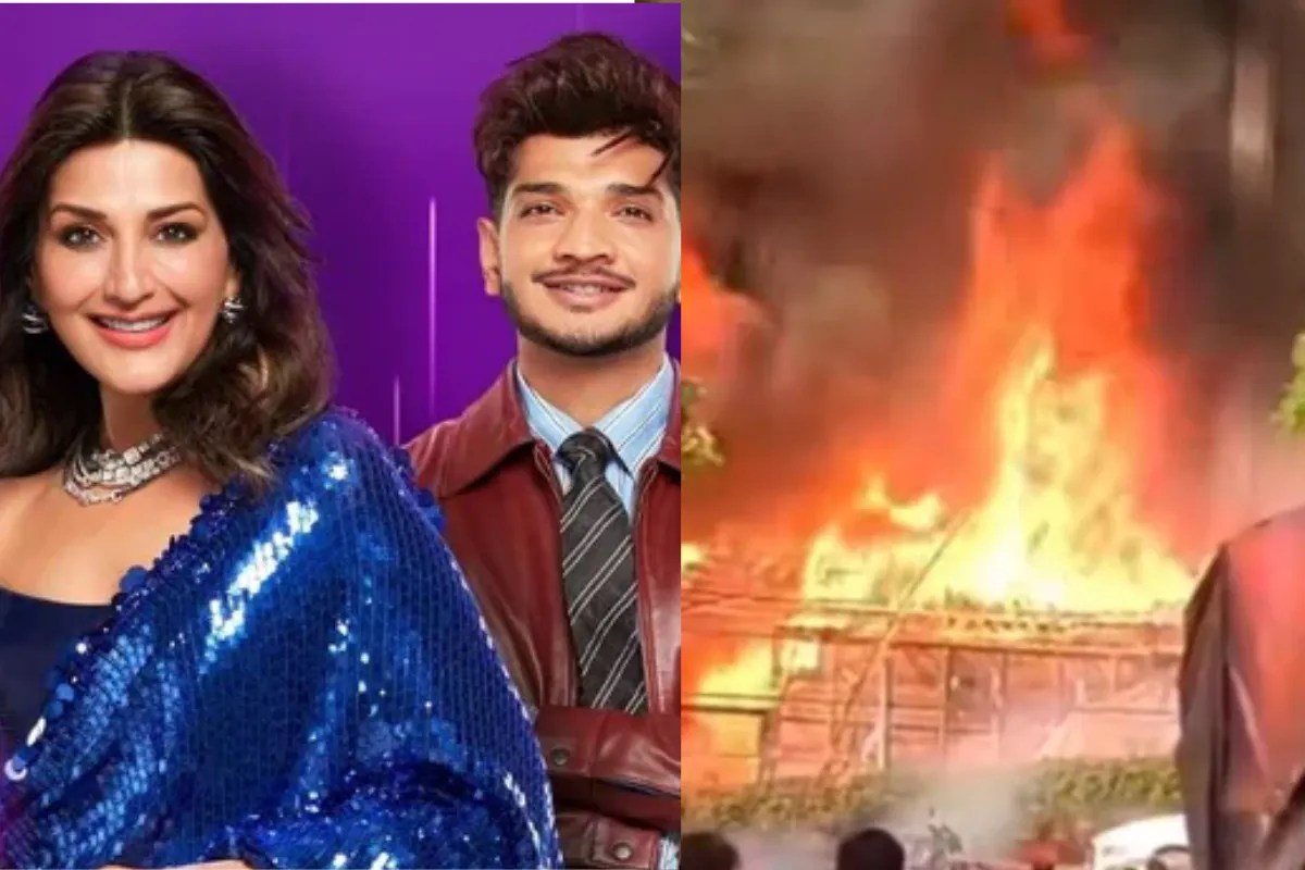 Fire Breaks Out At Pati Patni Aur Panga Set