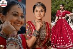 Red Navratri Outfit Ideas, Red Chaniya Choli