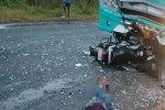 Bus-bike collision in Balrampur