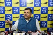 sanjay singh on india alliance protest