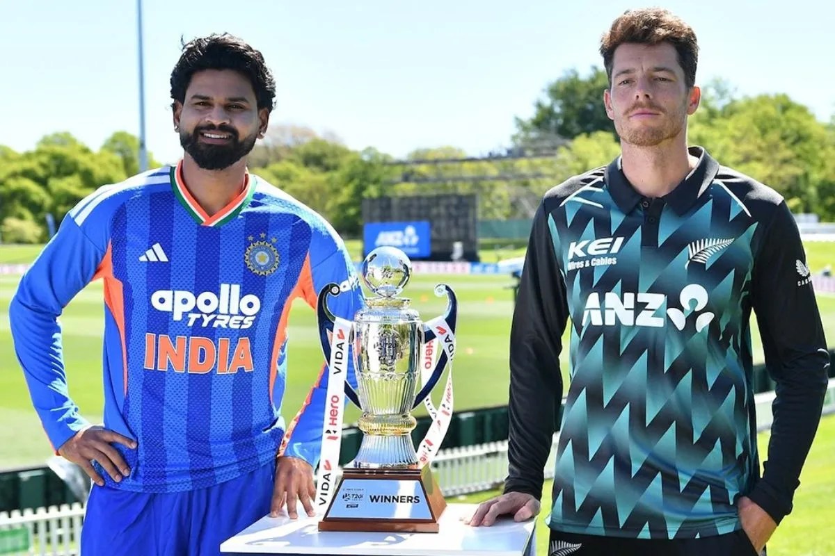 NZ vs IND 1st T20I, Shreyas Iyer and Mitchell Santner,