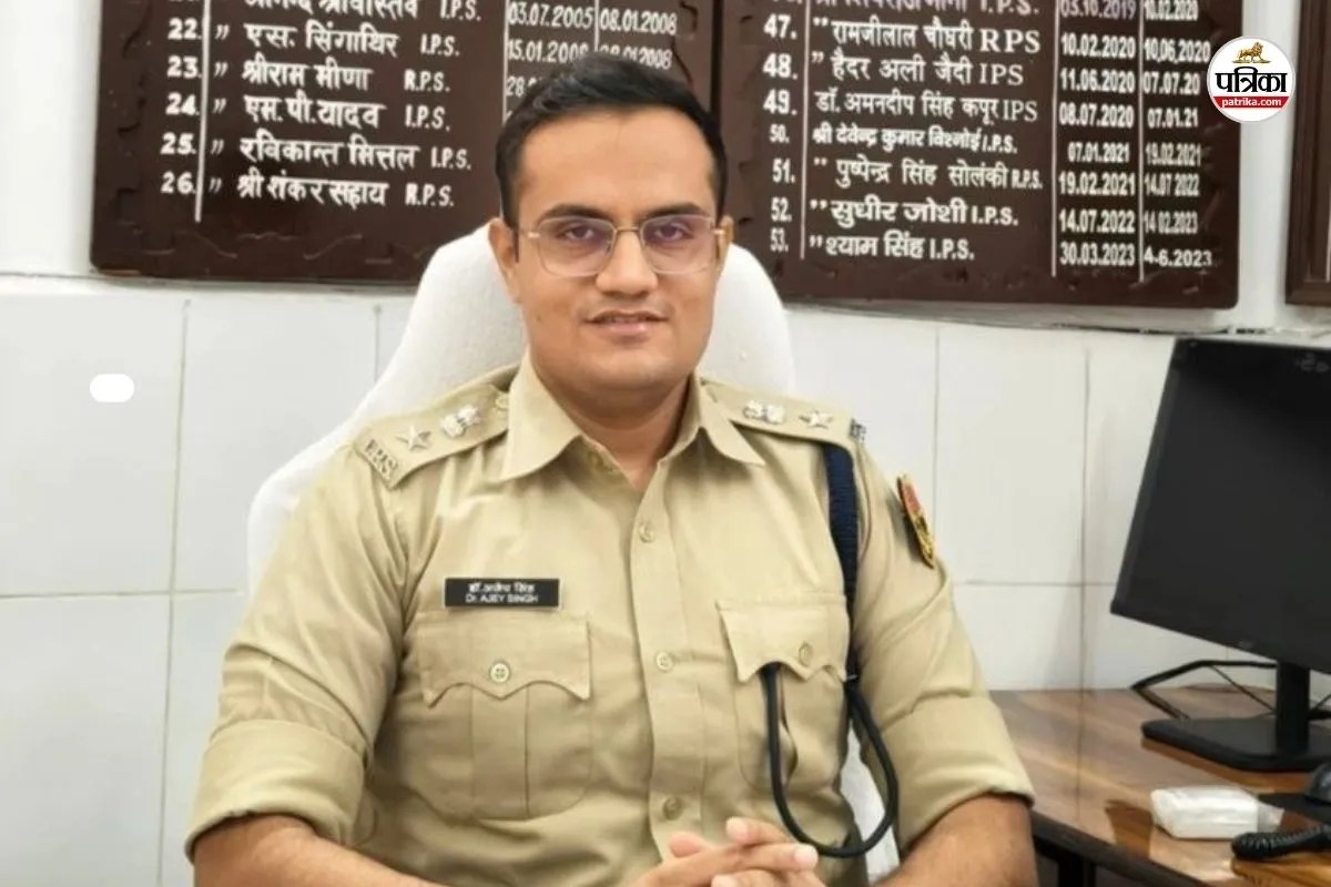 sirohi gets new sp dr ajey singh rathore