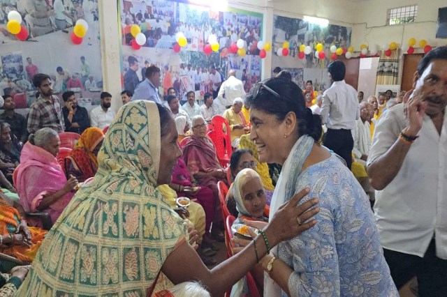 Old Age Home,Elderly Woman