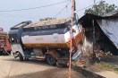 Petrol-diesel tanker reached in hotel lit furnace
