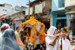 Goddess Jageshwari emerged seated in a silver palanquin