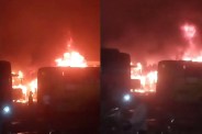 ISBT Bus Stand Fire