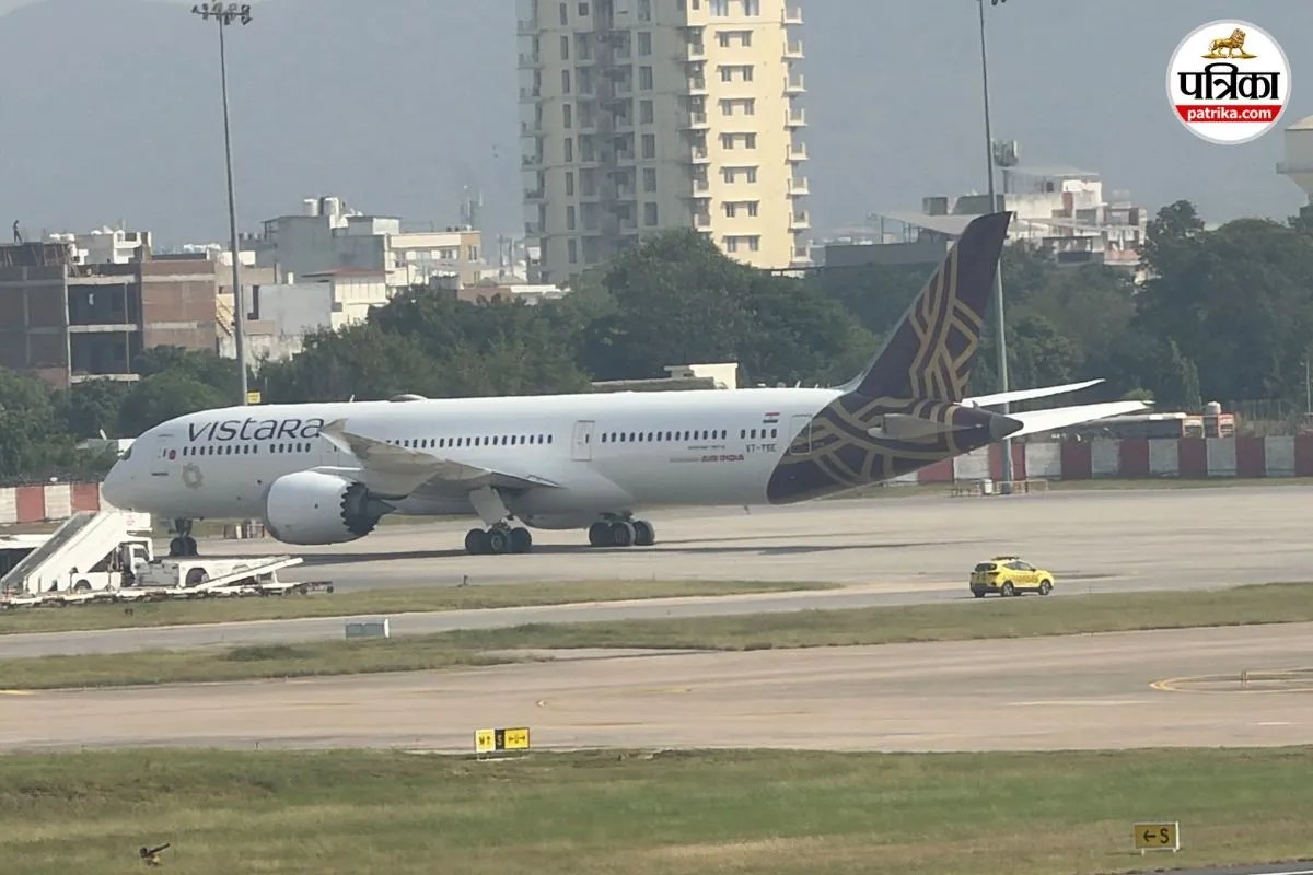 air india flight emergency landing jaipur bomb threat bomb rumor