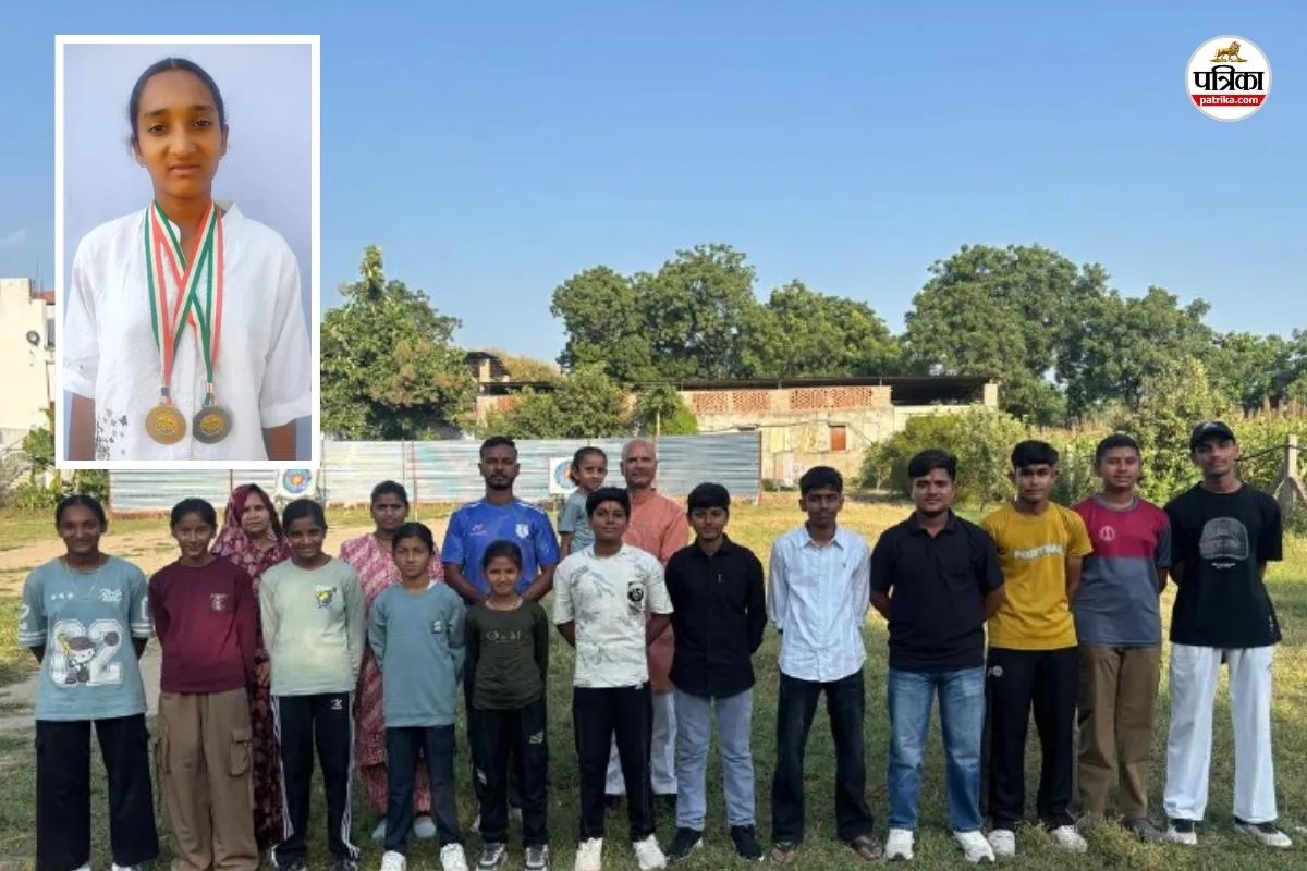 bhumika chaudhary success story in archery chittorgarh celebrates