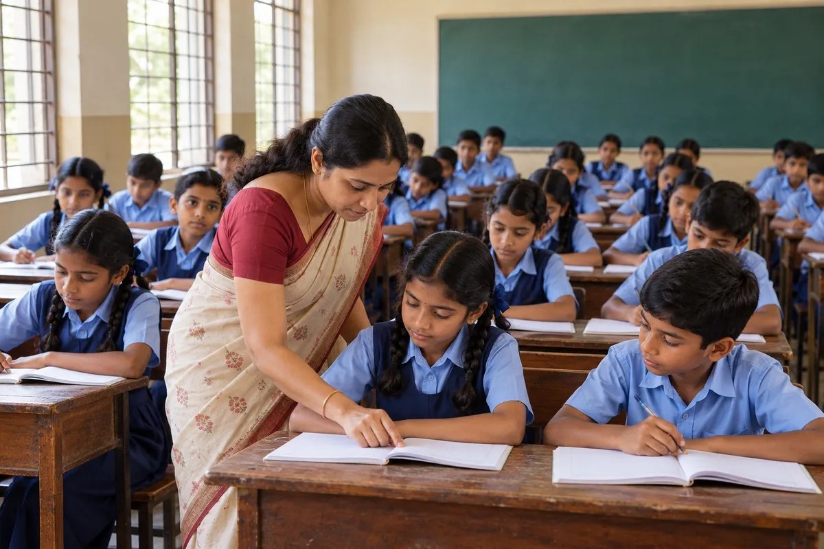 India K-12 education system