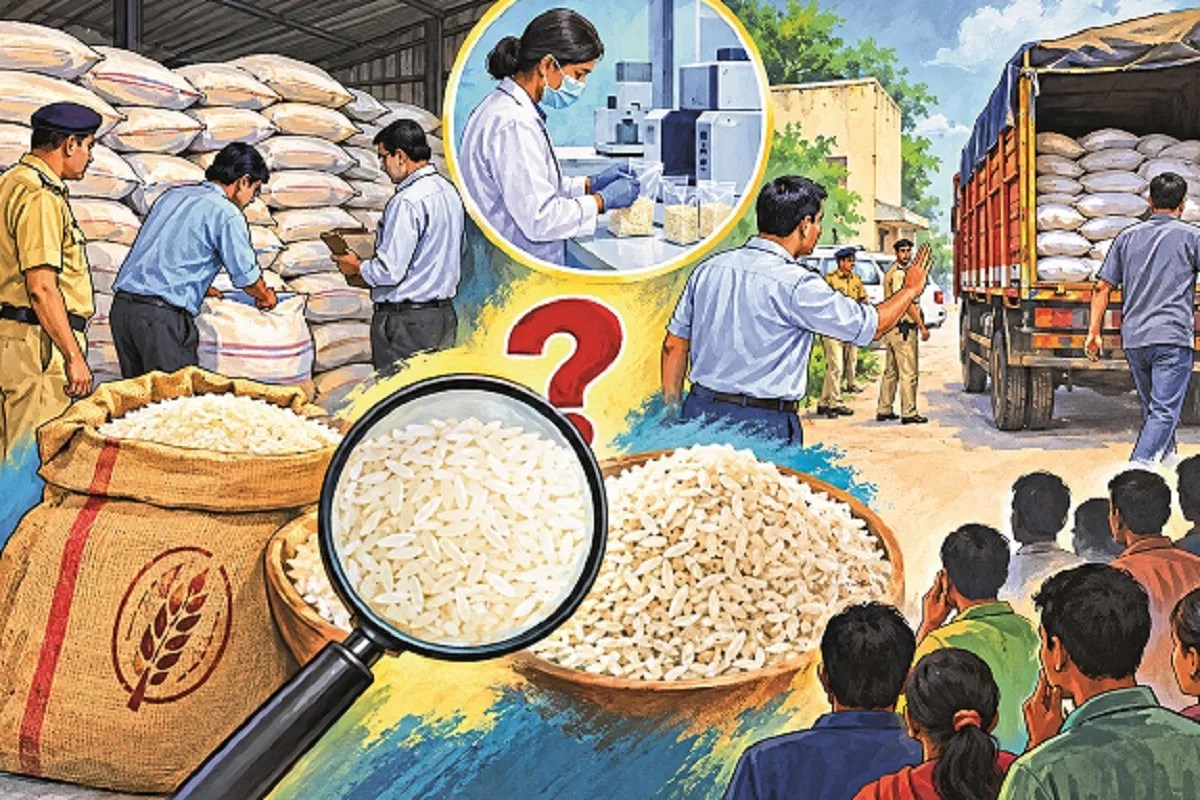 PDS rice in Bhilai