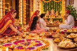 दीपों की रोशनी, पारंपरिक पकवानों की मिठास और संस्कारों में रची-बसी संस्कृति से सहेज रहे विरासत | राजस्थान से कर्नाटक आए परिवारों ने नई पीढ़ी तक पहुंचाई परंपराओं की डोर