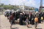 Displaced people in Yemen