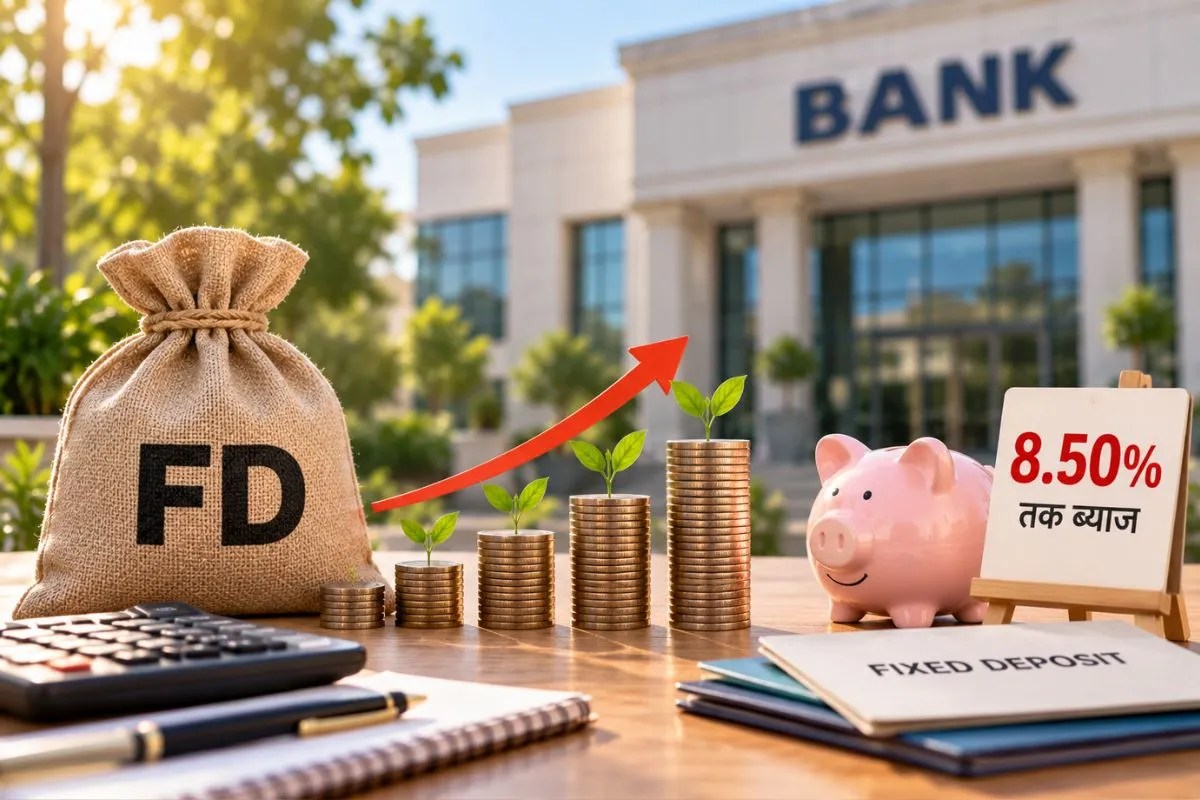 FD Interest Rate: स्मॉल फाइनेंस बैंक एफडी पर दे रहे 8.50% तक ब्याज, जानिए सरकारी और प्राइवेट बैंक कितना रिटर्न कर रहे ऑफर