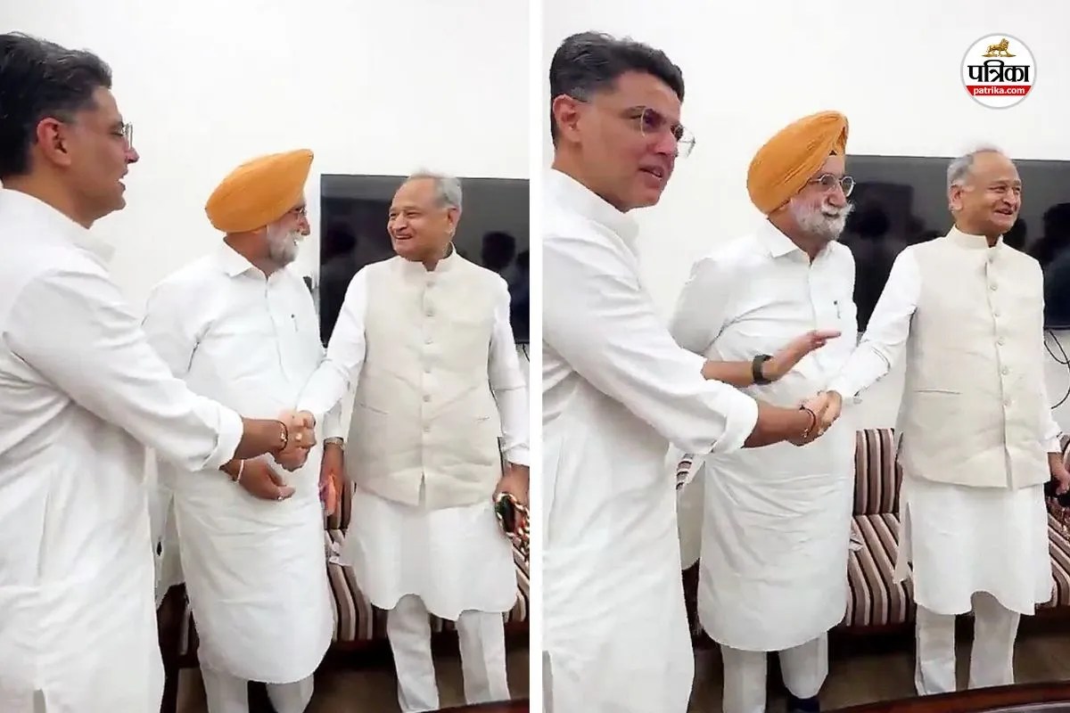 gehlot pilot viral videos rajasthan congress unity war room