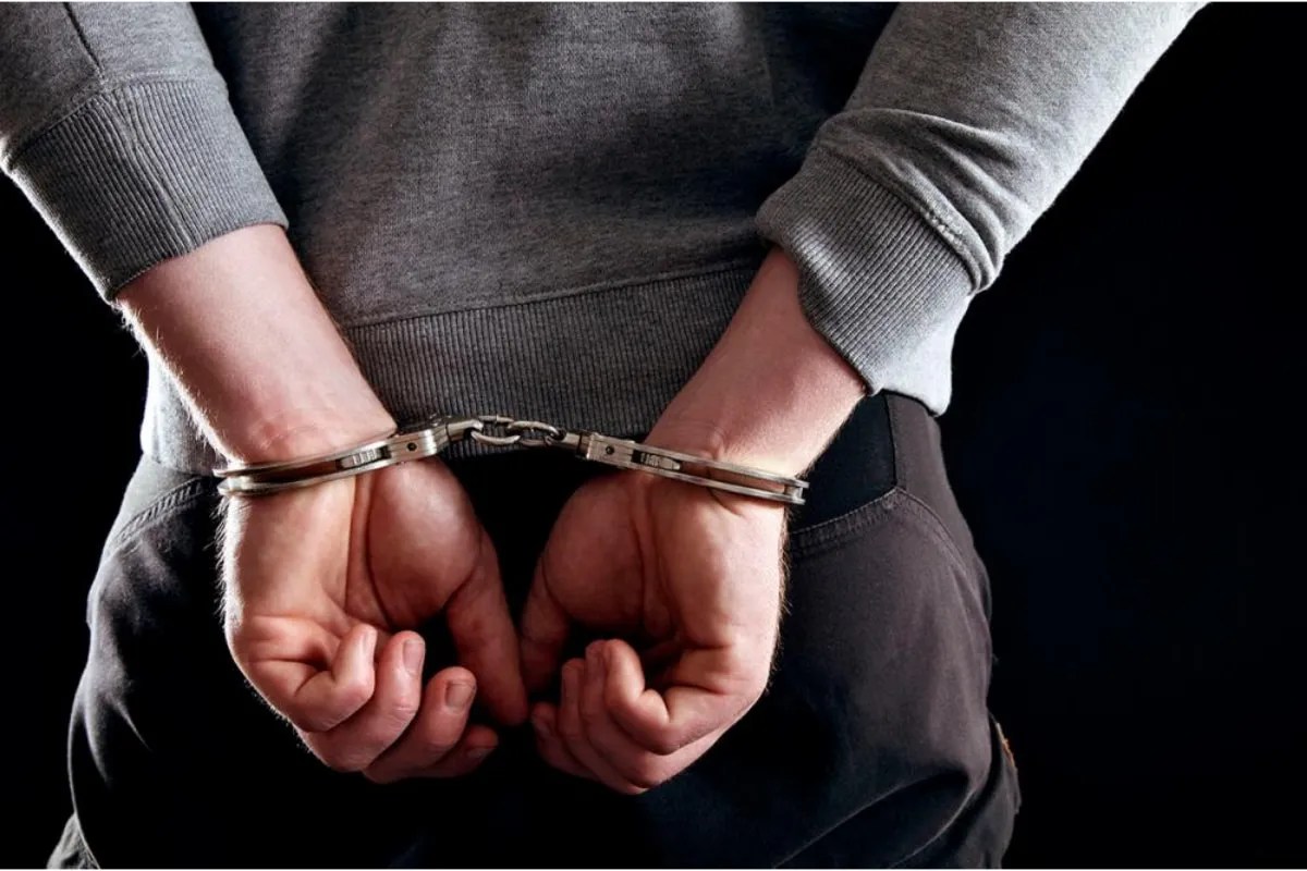 Man in handcuffs