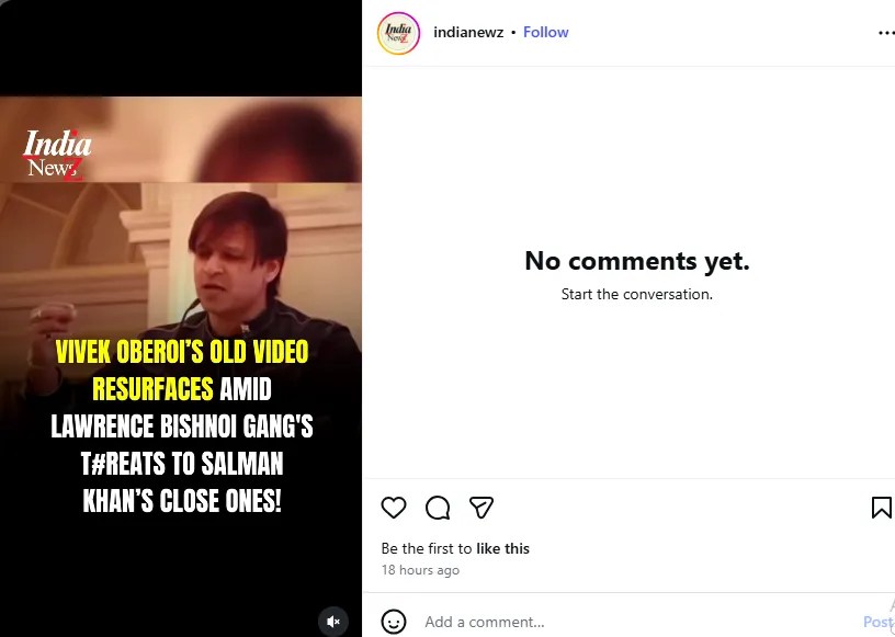 Vivek Oberoi On Bishnoi Community