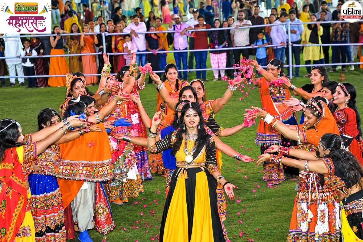 jaipur patrika maharas dandiya festival