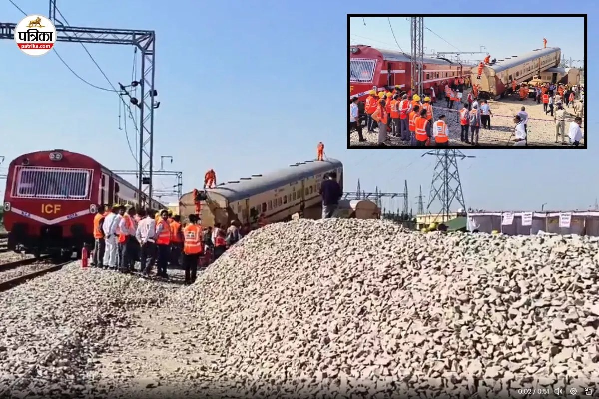 kota gudla station train collision mock drill rajasthan