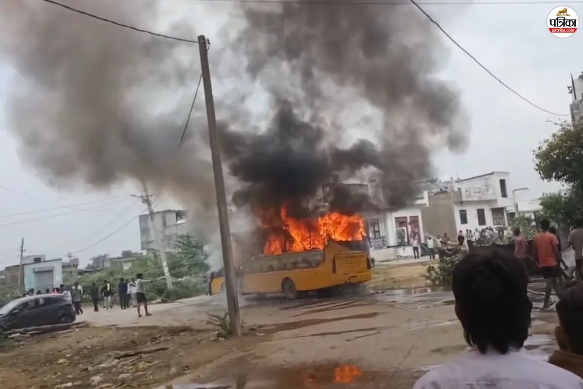 kota school bus fire