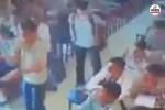 kuchaman city coaching teacher slaps student then shoe beat