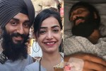 Kulhad Pizza couple Gurpreet Kaut video share husband Sehaj Arora in hospital fears of Brain tumor