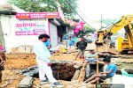 पेयजल लाइन फूटने के बाद चार दिन तक जलापूर्ति सामान्य नहीं
