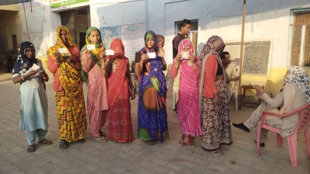 alwar panchayat election voting