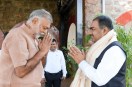 bjp leader chandrashekhar visits minister prahlad patel bungalow