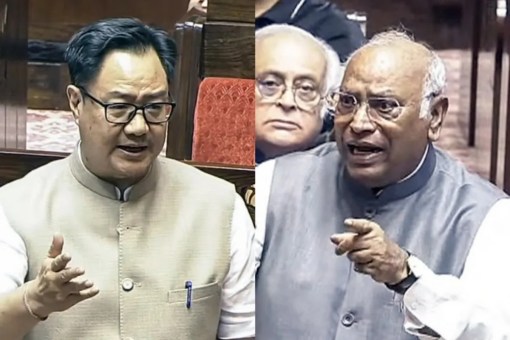 Kiren Rijiju and Mallikarjun Kharge