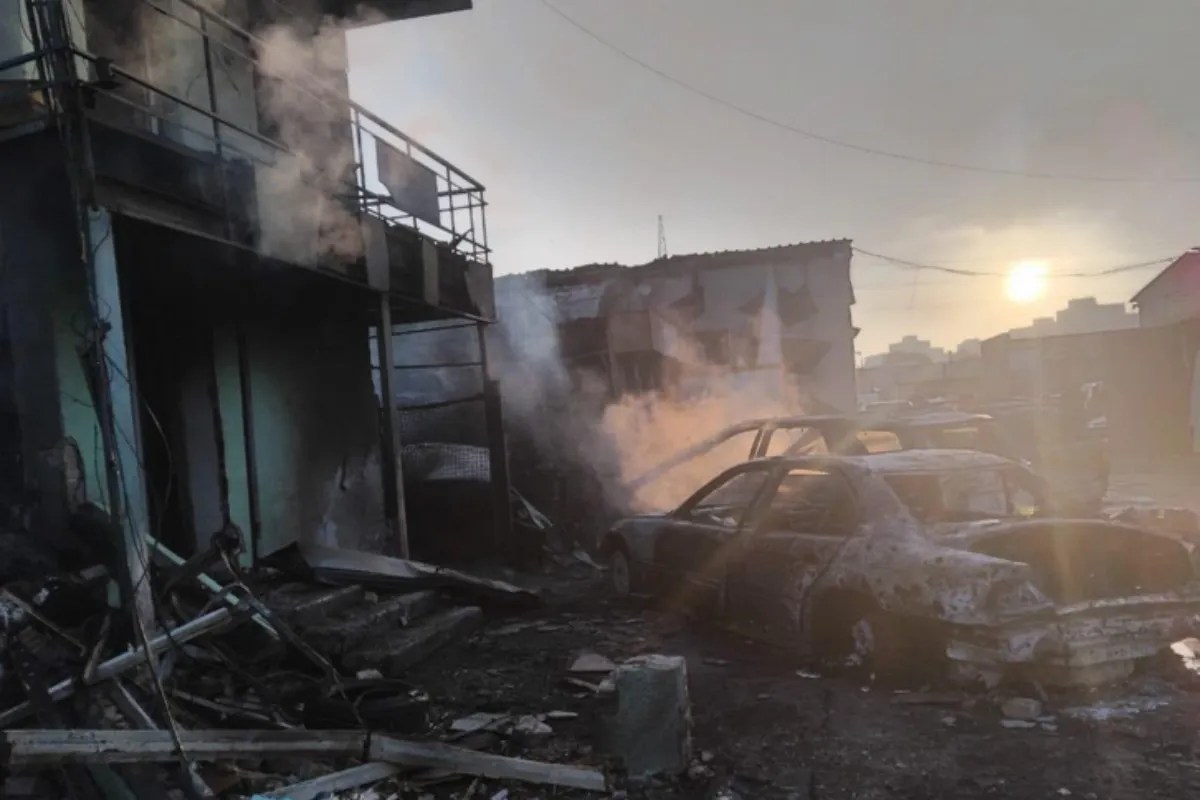 Russia attacks residential building in Ukraine
