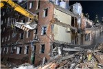 Russian attack on Ukrainian building